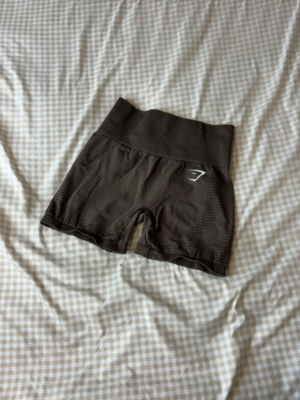 Gymshark Vital Seamless Shorts in Brown